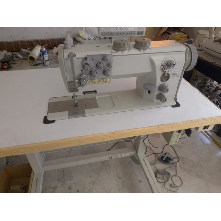 Increíble máquina de coser Durkopp Adler modelo 867, electrónica con control EFKA DA321 con programador Vario control V820, dos