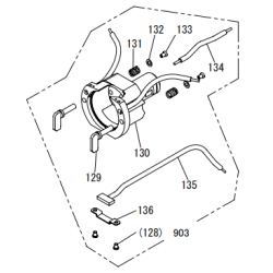 MH25E0121 Shuttle race assy Mitsubishi PLKG